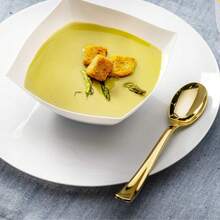 6pcs Stainless Steel Gold Dessert Salad Forks, Suitable For Home Kitchen Or Restaurant, Wedding Party, Size 7.5 Inches/19cm - Multicolor - View 3