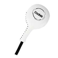 1 件耐用拳击垫、乒乓球靶、鸡腿靶 - 人体工程学设计、手持式拳击垫、反应拳击靶、厚实设计、抗冲击耐磨、强大的减震和韧性、舒适、轻便灵活，易于使用，中心目标可提高拳击训练的灵敏度和准确性