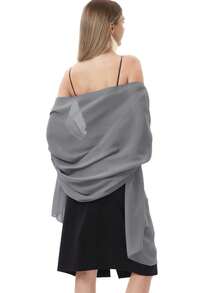 1pc Chiffon Solid Color Casual Versatile Daily Women Scarf Ladies' Solid Color Hijab Chiffon Scarf Suitable For Daily Wear Abaya Accessories Veiled Clothes Women Veil