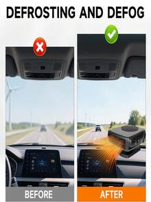 Car Defroster Car Heater Windshield Heater Fast Heating And Cooling Device Portable And Automatic 200W Suitable For Small And Large Vehicles
