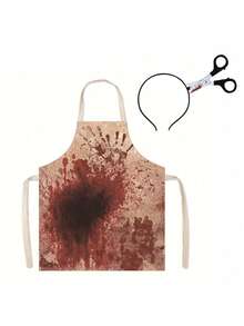 1PC Halloween Headband Costume Accessories Bloody Weapon Plastic Knife Party Decorations Cosplay Props Toys For Men Women Teens