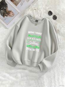 Healing Goddels Malsage Therapist Cotton Long Sleeve Tee, Soft And Comfortable For Daily Wear_101_t1 - Light Grey - View 1
