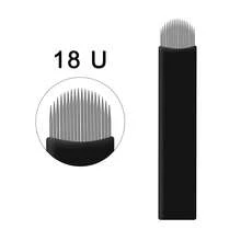 20/50/100pcs Disposable Eyebrow Microblading Needles,Lip Tattooing Microblades Permanent Makeup Blades For Single Use Only - Blue - View 23