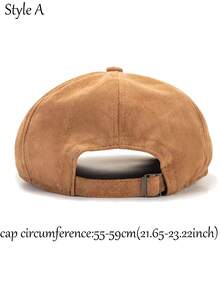 2 Styles Men's Beret Solid Color Forward Hat Women Newsboy Caps - Multicolor - View 2