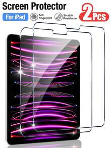 ZYSHI 2 buah Pelindung Layar Tablet, Definisi Tinggi, Transparansi Tinggi, Tahan Gores dan Tahan Guncangan, Perlindungan Layar Penuh, Anti Sidik Jari, Sentuhan Sensitif, Pelindung Layar Kaca Tempered Kompatibel dengan iPad Generasi ke-11 2025 A16/Generasi ke-10 10,9 Inci/Air 13 11 M4 M3 M2 2025 2024/Pro 12,9 Inci/Mini 2024 - Clear - View 30