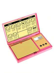 1 件彩虹镀铬数字秤 200g X 0.01 - 彩虹色迷你袖珍秤，精确的口袋大小饰品食物盎司克电镀称重功能，镀铬彩虹，粉色电镀闪亮镜面盖和平台称重食物带背光 LCD，多种单位转换（G/Oz/Lb），便携式，无需自带电池，适用于食物、小饰品和旅行使用 - 彩色 - 查看 13