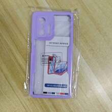 Hadaasi 1pc Soft TPU Bumper + Hard PC Back 2-In-1 Full Coverage Transparent Phone Case With Front Screen Protector, Compatible With IPhone 17 Pro/17 Pro Max/Air/17/16/16E/16 Pro Max/15/14/13/12/11 Pro Max/Plus/SE2/SE3, Galaxy M36/S25 FE, 12/13C/12C/Note 12 Pro/NOTE14 PRO+/NOTE13 PRO/NOTE13 PRO+, POCO M6 PRO, Reno14 Pro/Reno14 F, Hot 60 Pro/Hot 60 Pro+ - Mauve Purple - View 14