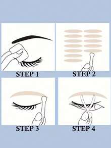 10片/480片低敏感度双眼皮贴，隐形自粘，紧致眼袋解决方案，透气材质，不反光，隐形自然美网，纤维条塑形霜蕾丝无缝神器，价格实惠，圣诞礼物，化妆品，化妆工具，便宜好物，礼品，女士礼品，圣诞礼物 - 彩色 - 查看 11