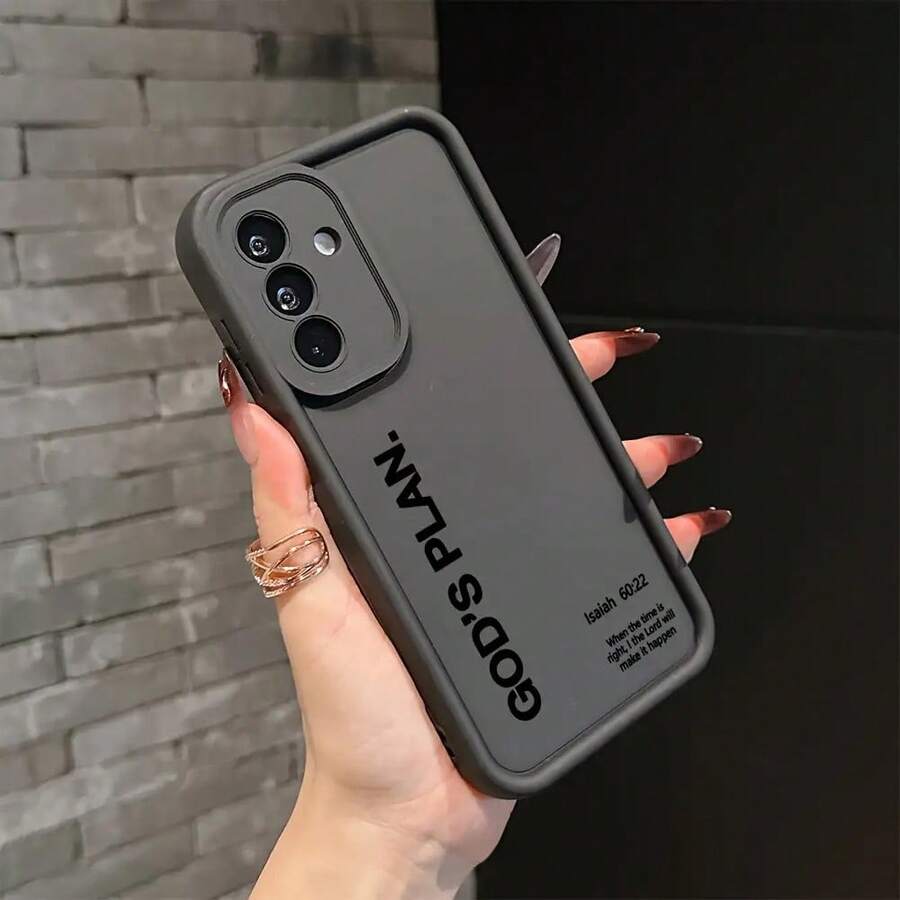 Fundas para Teléfono de Dios Plan Compatibles con Galaxy A26 A36 A55 A35 A06 A16 A05 A14 A24 A34 A54 A15 A05S A25 A23 A33 A53 A73 A13 4G 5G, Carcasa Trasera Suave Antigolpes de TPU - Color mezclado 1 - Ver 1