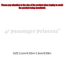 1 pieza Pegatina de pasajera princesa, calcomanía divertida para el espejo retrovisor y las ventanas, material duradero, accesorio de coche lindo para entusiastas