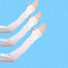 3 Paar Sonnenschutzärmel für Frauen, Kühlarme, UV-Schutz, Eisseide, Schutzärmel für Herren und Damen, lose Version für Autofahren, Angeln, Sport