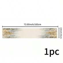 1 Piece Of Reusable Winter Christmas Table Flag, Featuring Christmas Trees, Snowmen, Snowflakes, Reindeer, Gift Boxes, Foxes, Colorful Balls, And Lighting Patterns. Made Of Linen Fabric, It Is Suitable For Indoor And Outdoor Family Gatherings, Christmas Party Table Decorations, And Christmas Decorations. There Are Multiple Sizes To Choose From And Can Also Be Given As A Gift. - Multicolor - View 14