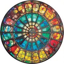 ¡RecomendadoRompecabezas Circular Barnizado Vitral 500 Piezas¡Top de Temporada - 1 - Ver 2