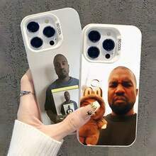 Funda de Teléfono Divertida K- para 17,16,15,14,13,12,11,Pro,Plus,air Cubierta Mate Blanca a Prueba de Golpes - Z5 - Ver 1