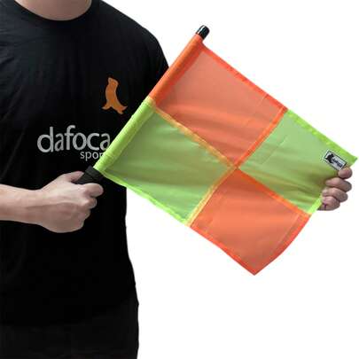 dafocacom.br Par de Bandeirinhas Para Arbitragem Árbitro Auxiliar Futebol Dafoca Sports