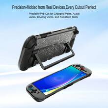 2pcs/Set Ergonomic Grip Protective Sleeve For Nintendo Switch 2nd Gen Controller, 1pc Console Protective Cover, Anti-Slip, Sweat-Proof, Scratch-Resistant - Multicolor - View 5