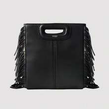 Nuova borsa da donna 2025 in PU nero stile retrò, borsa a tracolla dalla texture morbida, grande capacità, borsa a mano, resistente ai graffi e facile da pulire, versatile stile da pendolare e da shopping