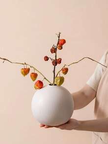 北欧风圆形球形创意花瓶，现代装饰球形花瓶，适用于家居、餐桌摆设、婚礼、餐厅、办公室、客厅装饰 - 彩色 - 查看 7