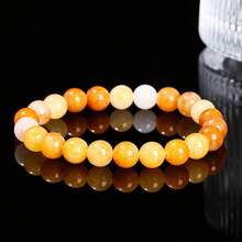 1pc 6/8/10mm Natural Stone Beaded Bracelet, Bohemian Style Tiger Eye/Amethyst/Agate Healing Stone Bracelet, Layerable Colorful Handmade Jewelry For Women - Multicolor - View 104