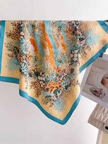 1 pieza Pañuelo con estampado de paisley, pañuelo versátil para la cabeza/cuello/cabeza para uso diario - Multicolor - Ver 9