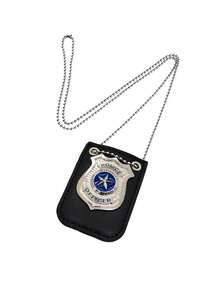 Fashionable Metal Sports-Style Badge, Cosplay Badge Necklace Accessory For Halloween Party, Masquerade