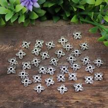 50 件/100 件/200 件四叶草珠帽 - 锌合金隔珠适用于 DIY 珠宝制作、耳环、项链、手链 - 工艺品用品