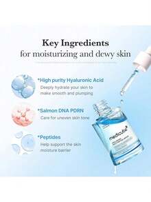 Medicube Hyaluronic Multi Peptide PDRN Serum For Glowing And Soothing | Lightweight Water Plumping Radiant Facial Serum For All Skin Type, Hydrating Moisturizer, Korean Skincare_30ml - 玻尿酸多肽精華 - 查看 3