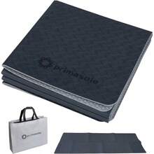 Exclusivo de Colchoneta de yoga plegable de 6 mm plegable tapete de entrenamiento tapete de ejercicio estera de estiramiento estera de entrenamiento de resistencia para fitness - Negro 10 piezas - Ver 2