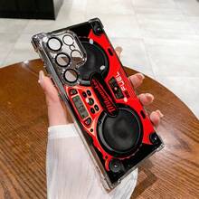 Designed For SAMUNG Galaxy S24/S23/S22 S24+/S23+/S22+ Ultra FE Plus Phone Case Luxury Electroplated Clear Drop Protection Four Corner Anti Shockproof Protective Limited Edition Men Girl Western Tify Case Cover Milwaukee Tool M18 Fuel 07v-I102 Collection - 黑色 - 查看 5