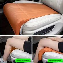 Luxury Car Seat Cushions, Leg Support Pads, Simulated Aviation Seat Cushions, High-Grade Seat Cushions, Three-Dimensional Extended Cushions. Applicable To Front And Rear Rows. Breathable. All Seasons. Car Seat Accessories. Car Interior Accessories. - Multicolor - View 3