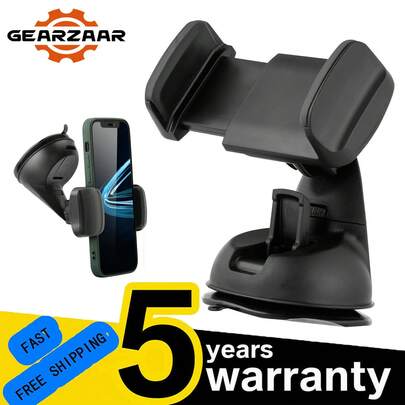 GEARZAAR 360 In Car Mobile Phone Holder Dashboard Suction Home Universal Mount Windscreen