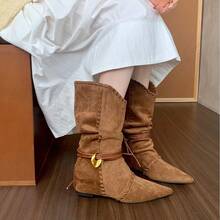 Women Western Boots - Castanho - Ver 5