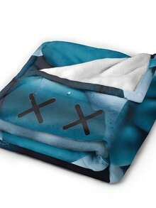 Kawss Kawaii Kaw Blanket Super Soft Warm Bed Blanket Sofa Bedding Bedroom Sofa Office Car, Four Seasons Cozy Shaggy Blanket Girls Boys Adult Gift No Linting, Machine Washable - 黑色 - 查看 4