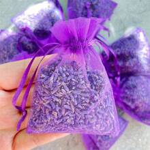 3个/6个/9个/12个薰衣草香氛袋，网状除臭袋，紫色薄纱薰衣草香氛袋，适用于家居衣柜抽屉鞋柜浴室汽车，车载空气清新剂，适合家庭、衣柜、鞋柜、浴室、汽车，返校季必备