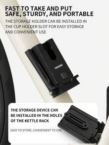 TOSUOD TOSUUD Portable Folding Bike Stand (1x) Heavy-Duty Adjustable Bike Kickstand With Stable Folding Parking Stand For Mountain/Road, Compatible With Bike Crank, One-Click Setup, Compatible With Bike Crank (No Tools/Equivalent) - Multicolor - View 9