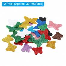 Foam Stickers, EVA Self Adhesive Glitters Foam Shape Sticker Craft Supplies For Scrapbook Card DIY Making Home Decor - Butterfly Style 60Pcs - View 2