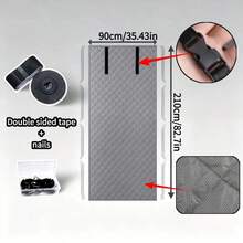 1 pièce de rideau de porte d'hiver de style volet roulant épaissi. Un dispositif magique résistant au vent et chaud pour la maison, le magasin, le supermarché, l'atelier de fabrication. Anti-poussière, régulation de la température, réduction du bruit, imperméable, résistant à l'usure, facile à installer, levage pratique, résistance aux basses températures, disponible en plusieurs tailles, bloque efficacement l'air froid et assure une isolation thermique.