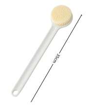 1 件长柄柔软硅胶沐浴刷 - 背部、淋浴和身体清洁刷 - 防滑手柄，方便触及难以触及的区域 - 非常适合成人和老年人 - 浴室淋浴配件，优质 - 彩色 - 查看 7