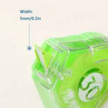 Smooth & Quiet Correction Tape - Random Color - 1pc With Large Capacity For Easy Mistake Correction