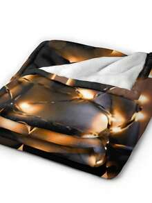 1pc Kawss Kawaii Kaw Gifts Blankets Ultra Soft Flannel Throw Blankets For Living Room Decor Bedroom Couch Sofa Chair Office Car - màu đen - Xem 6