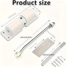 闭门器自动家用闭门器简易安装闭门器木门恢复缓冲闭门器 - 彩色 - 查看 7