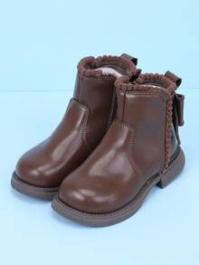 女童靴，秋冬季时尚短款公主靴