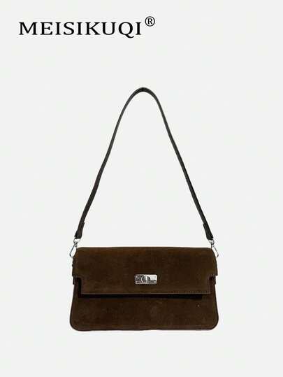 2025 New Vintage Elegant Mara Leather Matte Shoulder Bag, Niche Design Small Square Underarm Bag