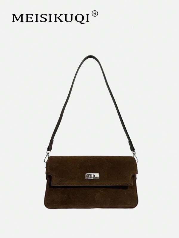 2025 Neuer Vintage eleganter Mara Leder matter Umhängetasche, Nischen-Design kleine quadratische Unterarmtasche