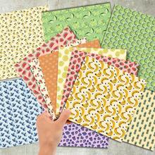 36 Sheets 6inch Fresh Fruit Theme Scrapbooking Paper, Suitable For Bullet Journals, Collages, Greeting Cards, Photo Albums And Crafts - Multicolor - View 5