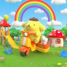 Miniso Sanrio Characters Joyful Scooter Fun Toy Set, Delicate Character Modeling, Colorful Motorcycle Design, Materials, Ideal For Indoor And Outdoor Play(1 PC Random Delivery) - Multicolor - View 5