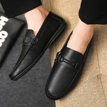 2025 Mocassini classici da uomo, comodi e di moda, scarpe da guida leggere, versatili e confortevoli (Nota: le scarpe sono piccole, si consiglia di scegliere una taglia in più per chi ha piedi più grandi) - nero - Visualizzare 10