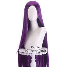 40inch Long Straight Wig Colorful Costume Wigs Synthetic Wig Red Blue Purple Blonde Anime Cosplay Wig For Halloween Cosplay Party - Multicolor - View 16