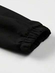 Men's Drawstring Hooded Casual Versatile Zip Pocket Windbreaker Jacket, Suitable For Daily Wear - Grey - View 6