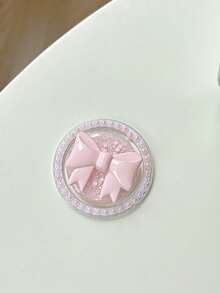 1 Magnetic Bow, Glitter And Sequined Mobile Phone Sliding Stand, A Girlish Telescopic Stand, A Gift For Your Girlfriend, Best Friend, Family And Colleagues